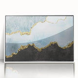 Colorful abstract wall art canvas print showcasing vibrant geometric shapes and intricate patterns, ideal for modern home decor.