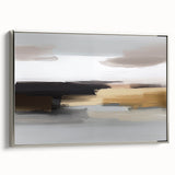 Abstract canvas artwork showcasing vibrant geometric shapes in bold colors, ideal for modern decor, emphasizing contemporary artistic expression.