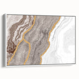 Vibrant abstract wall art canvas featuring dynamic shapes in bold colors of blue, orange, and yellow, perfect for modern decor.