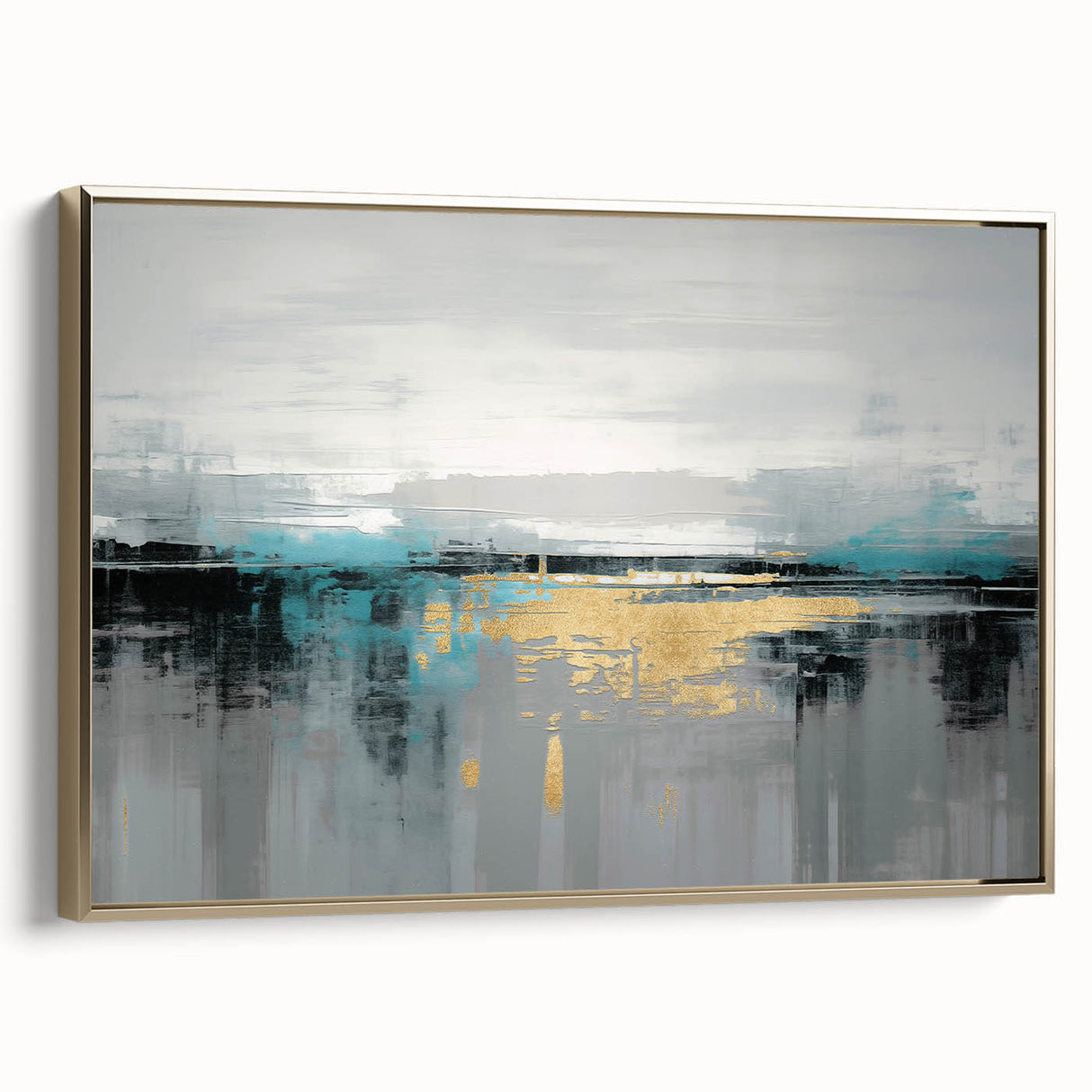 Abstract wall art featuring vibrant colors and geometric shapes, showcasing a modern design, ideal for contemporary home decor or office aesthetics.
