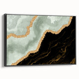 Vibrant abstract wall art canvas print showcasing bold colors and dynamic shapes, perfect for modern home decor and artistic expression.