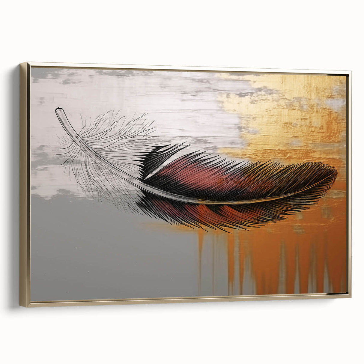 Abstract canvas art showcasing vibrant colors and dynamic shapes, perfect for modern home decor or office spaces, emphasizing creativity and style.
