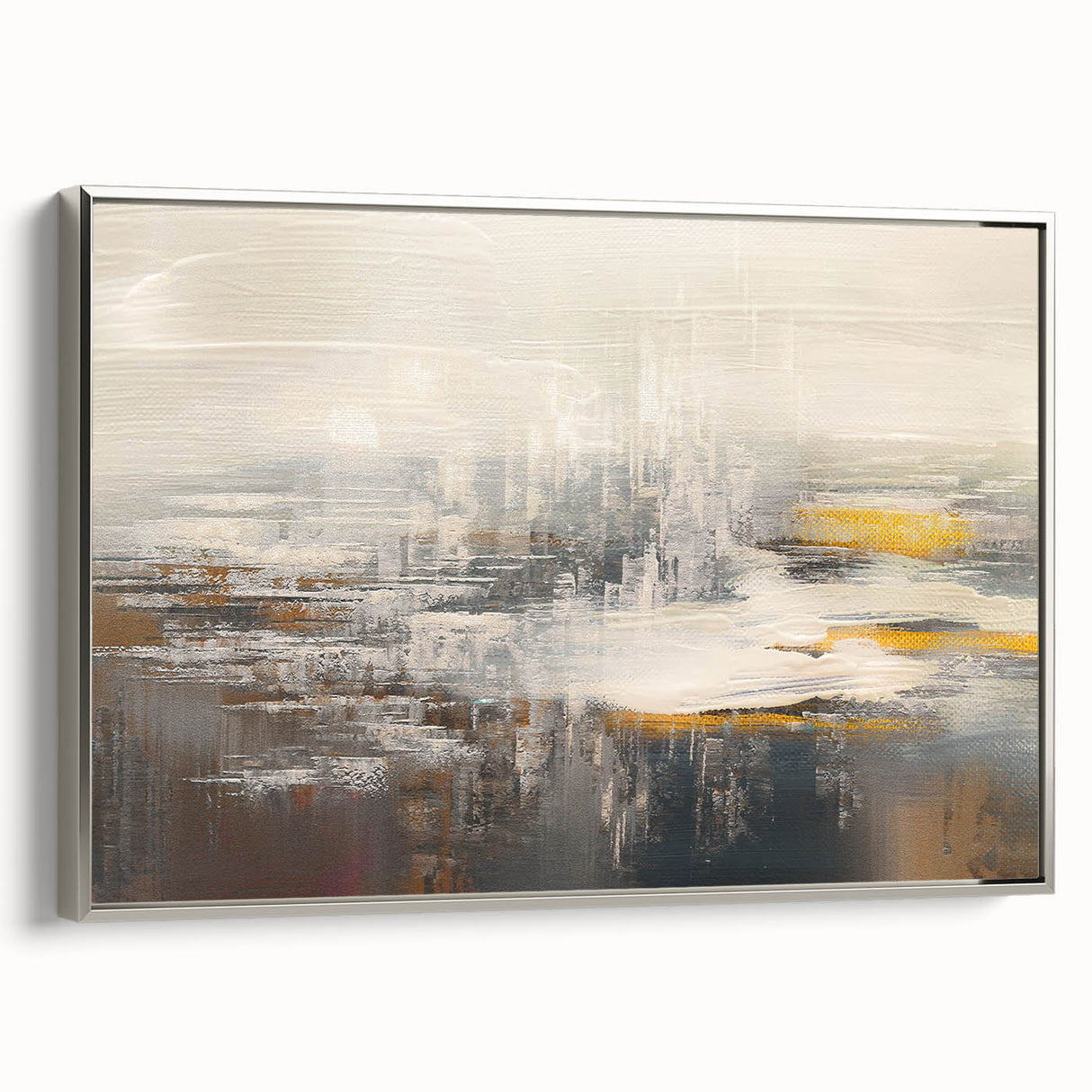 Abstract canvas artwork showcasing vibrant colors and dynamic shapes, perfect for modern decor. Ideal for adding a pop of creativity to any space.