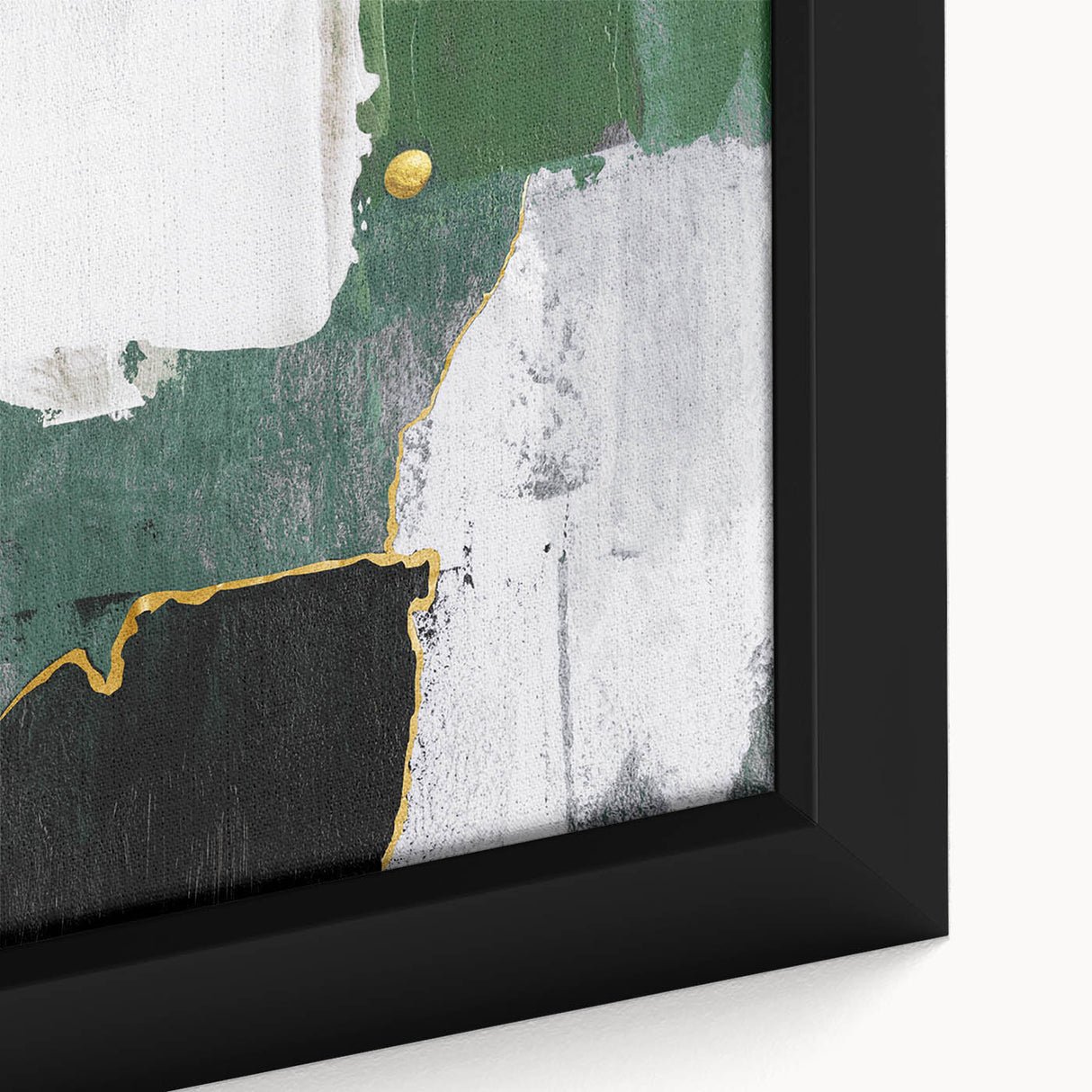 Vibrant abstract wall art print showcasing bold colors and dynamic shapes, perfect for modern decor, displayed against a neutral background.