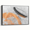 Abstract wall art canvas print showcasing vibrant colors and fluid shapes, ideal for modern home decor, enhancing any living space's aesthetic.