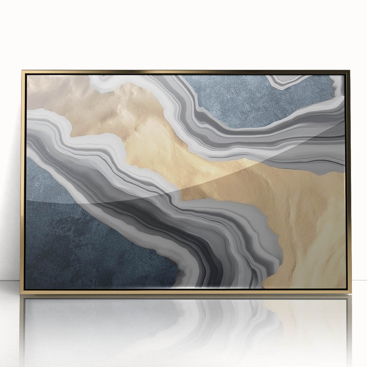 Colorful abstract wall art canvas print showcasing vibrant geometric shapes and lines, perfect for modern home decor or office spaces.