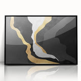 Abstract canvas art print showcasing vibrant colors and dynamic shapes, perfect for modern home decor, emphasizing creativity and style.