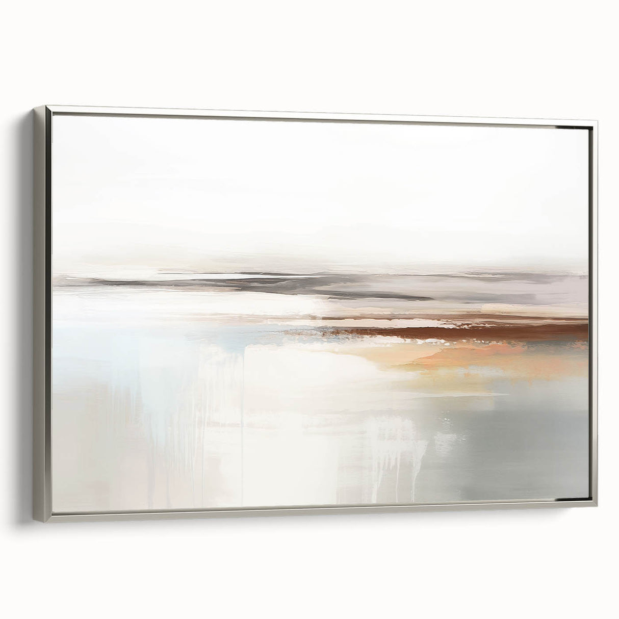 Abstract framed wall art print showcasing vibrant colors and dynamic shapes, ideal for modern home decor and stylish interior design.