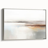 Abstract framed wall art print showcasing vibrant colors and dynamic shapes, ideal for modern home decor and stylish interior design.