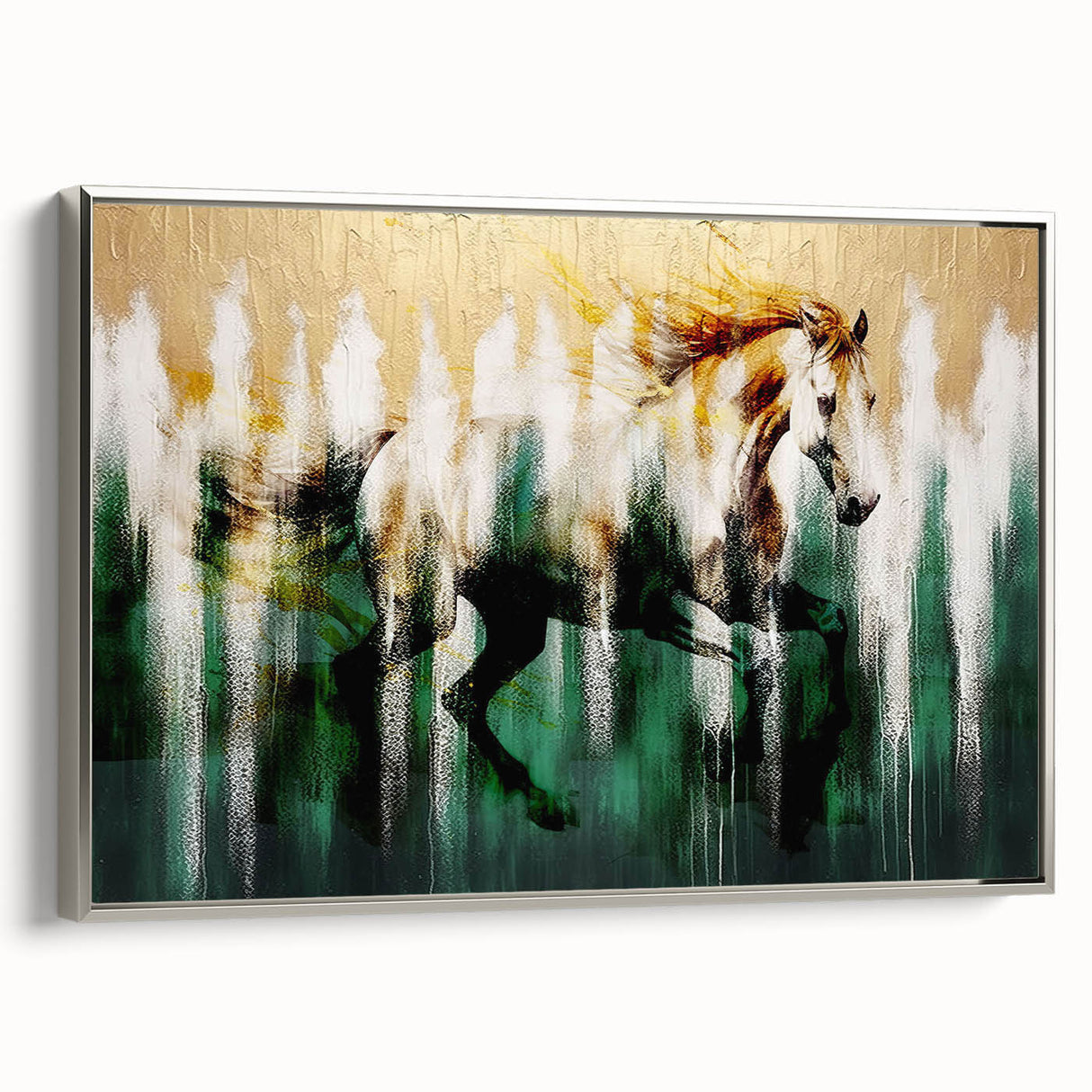 Abstract canvas artwork showcasing vibrant geometric patterns in bold colors, elegantly rolled and ready for display, emphasizing modern artistic flair.