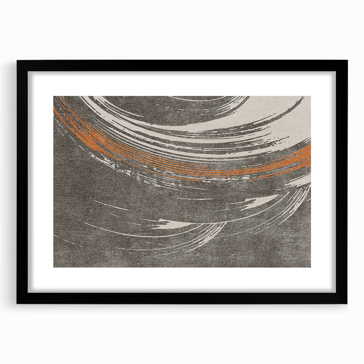 Abstract wall art canvas print showcasing vibrant colors and dynamic geometric shapes, perfect for modern home decor or office spaces.