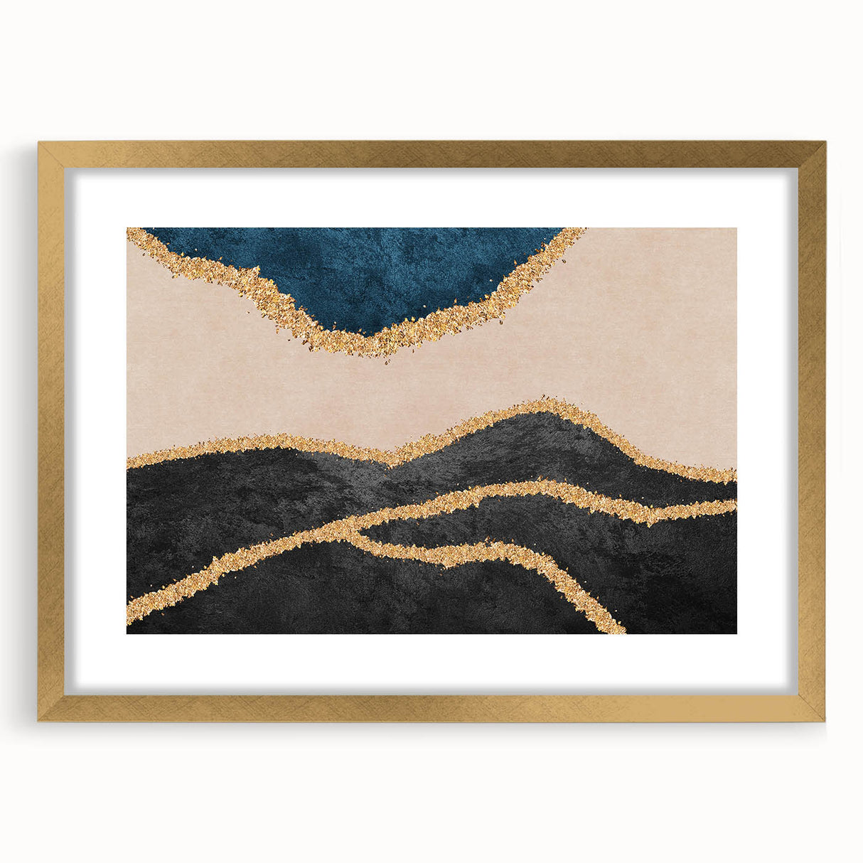 Abstract wall art canvas print showcasing vibrant colors and dynamic shapes, perfect for modern home decor or artistic display. The piece features a fusion of blues, reds, and yellows, creating an energetic visual impact ideal for enhancing any living space.