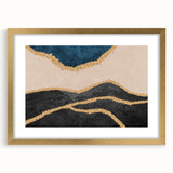 Abstract wall art canvas print showcasing vibrant colors and dynamic shapes, perfect for modern home decor or artistic display. The piece features a fusion of blues, reds, and yellows, creating an energetic visual impact ideal for enhancing any living space.