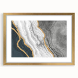 Vibrant abstract wall art canvas print showcasing fluid shapes in bold colors, ideal for contemporary decor and artistic expression.