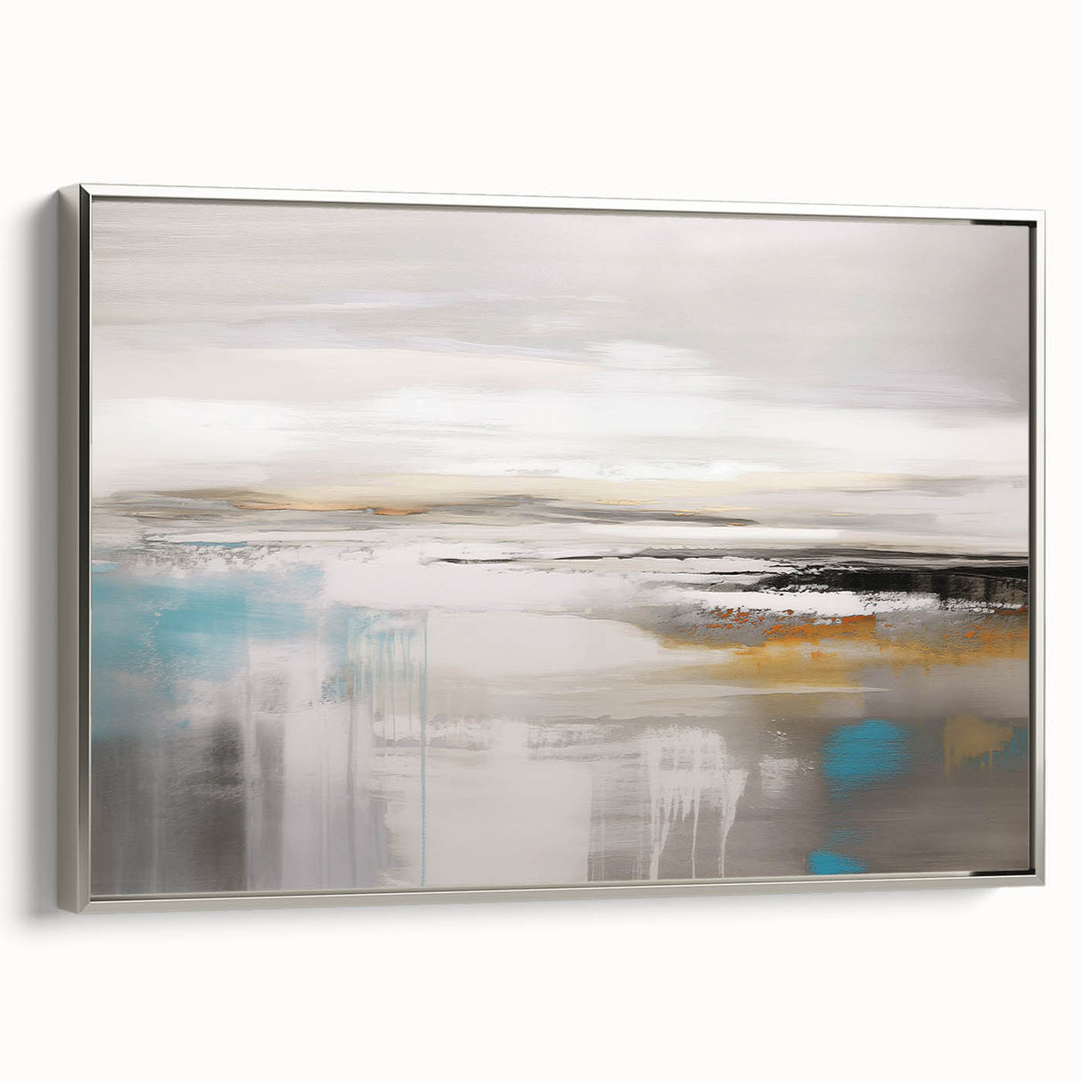 Abstract wall art print showcasing vibrant colors and fluid shapes, ideal for modern home decor, emphasizing creativity and style.
