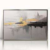 Abstract canvas artwork showcasing vibrant colors and dynamic shapes, ideal for modern home decor, emphasizing creativity and artistic expression.