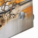 Abstract wall art canvas featuring vibrant colors and dynamic shapes, ideal for modern home decor, showcasing a unique design perfect for artistic spaces.