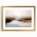 Abstract wall art print on canvas showcasing vibrant blue and orange swirling patterns, ideal for modern home decor and artistic expression.