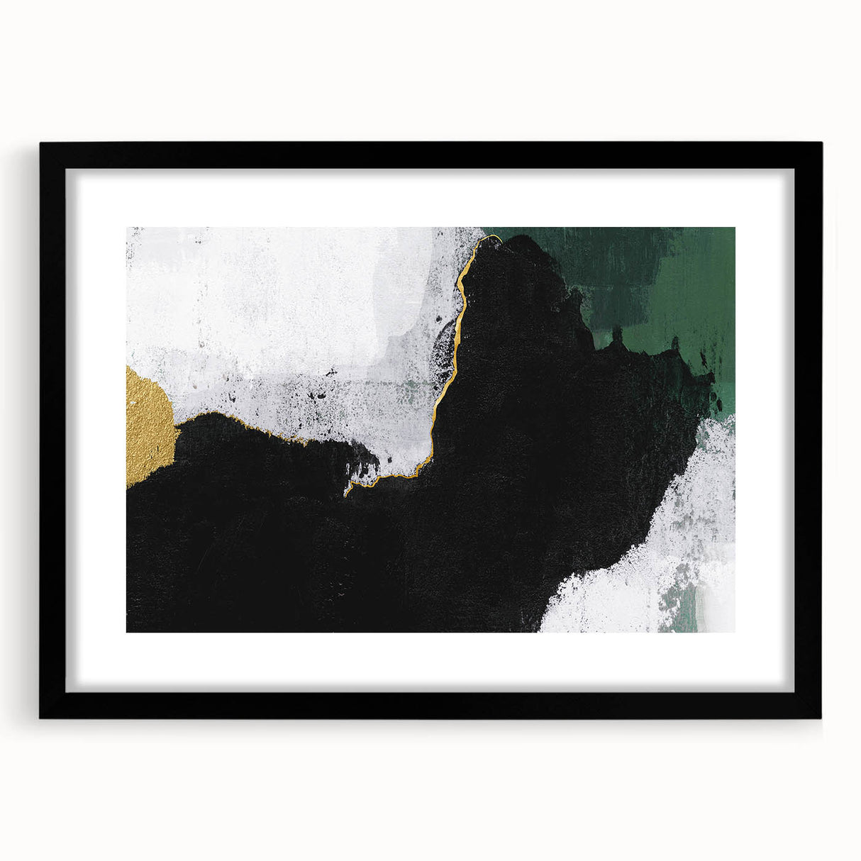 Vibrant abstract wall art canvas print showcasing swirling blue and gold patterns, ideal for modern home decor and artistic interiors.