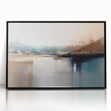 Colorful abstract wall art canvas print showcasing dynamic shapes and vibrant hues, perfect for modern home decor and artistic expression.