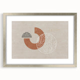 Vibrant abstract canvas art print showcasing bold colors and dynamic shapes, ideal for modern decor, presented in a protective tube.