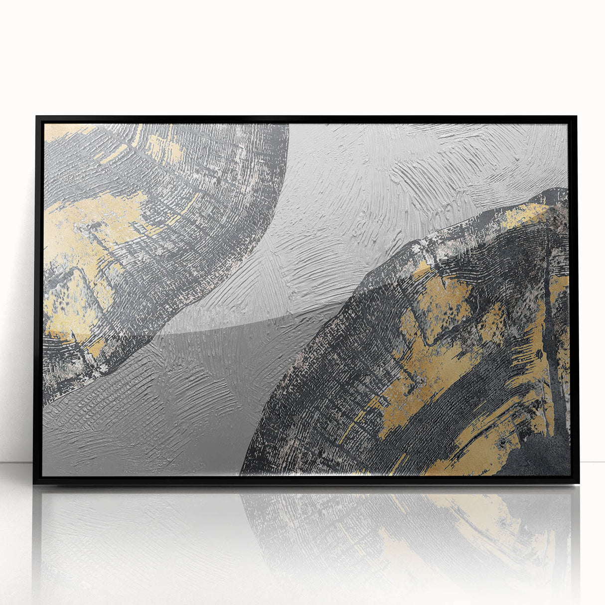 Abstract canvas artwork showcasing vibrant colors and dynamic shapes, perfect for modern home decor or office spaces, emphasizing creativity and energy.
