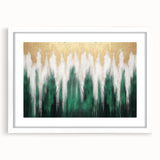 Vibrant abstract canvas art showcasing bold geometric patterns in shades of blue, orange, and yellow, perfect for modern home decor and artistic expression.