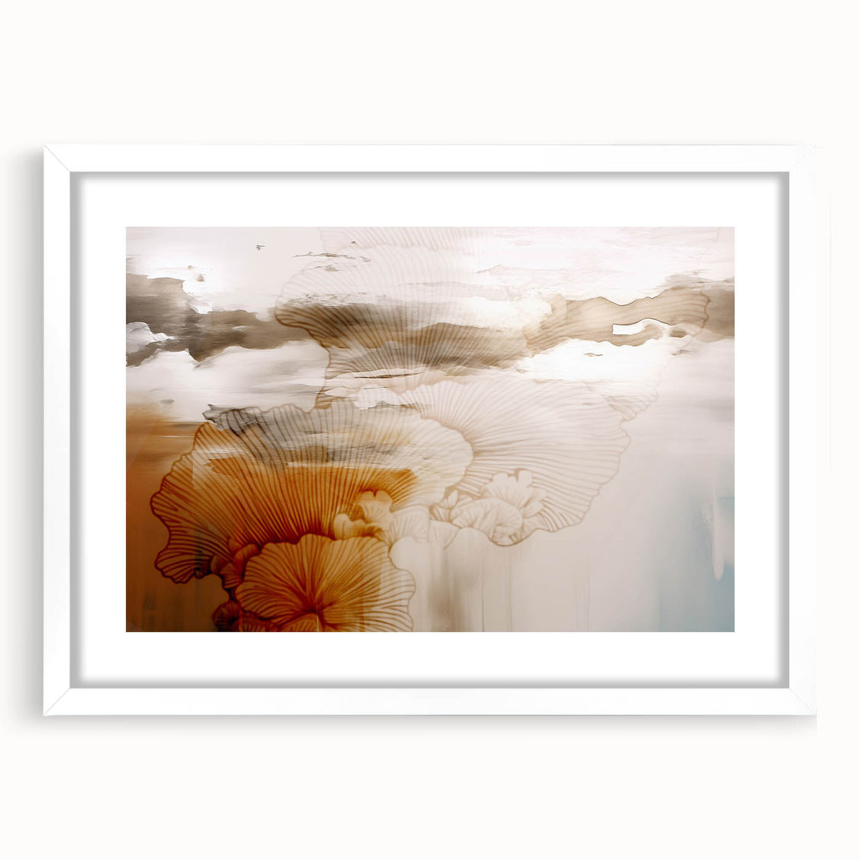 Vibrant abstract wall art canvas print showcasing bold colors and dynamic shapes, ideal for modern home decor or office spaces, rolled for easy display.