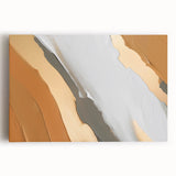 Abstract wall art featuring vibrant colors and geometric shapes, showcasing a modern design ideal for contemporary home decor. The canvas is rolled and securely packaged, perfect for easy transport and display.