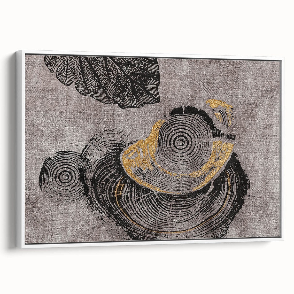 Abstract wall art canvas print showcasing vibrant colors and dynamic shapes, ideal for modern home decor, presented in a protective cardboard tube.