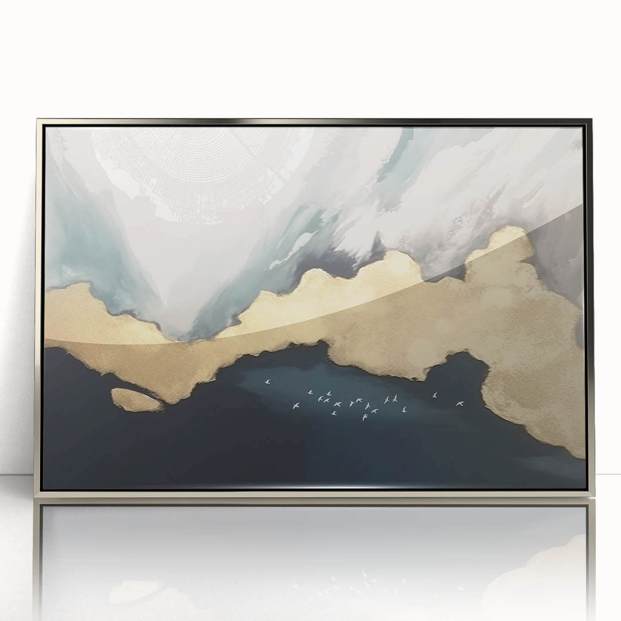 Abstract canvas wall art featuring vibrant colors and dynamic shapes, showcasing a modern artistic design perfect for contemporary home decor. Ideal for adding a unique touch to living spaces.
