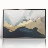 Abstract canvas wall art featuring vibrant colors and dynamic shapes, showcasing a modern artistic design perfect for contemporary home decor. Ideal for adding a unique touch to living spaces.
