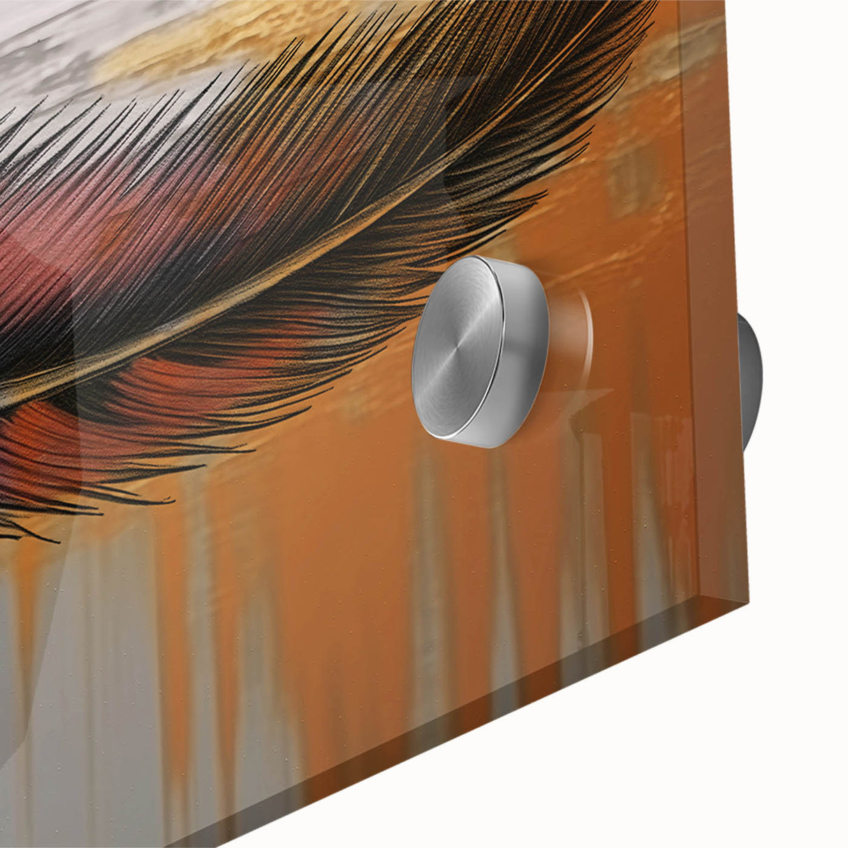 Abstract canvas art print showcasing vibrant colors and dynamic swirling patterns, perfect for modern home decor or artistic spaces.
