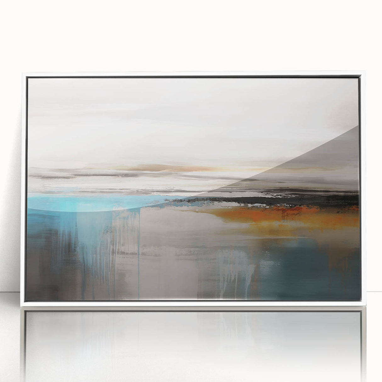Abstract canvas artwork showcasing vibrant colors and dynamic shapes, ideal for modern home decor; perfect for adding a contemporary touch.