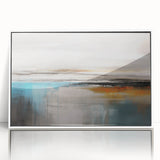 Abstract canvas artwork showcasing vibrant colors and dynamic shapes, ideal for modern home decor; perfect for adding a contemporary touch.