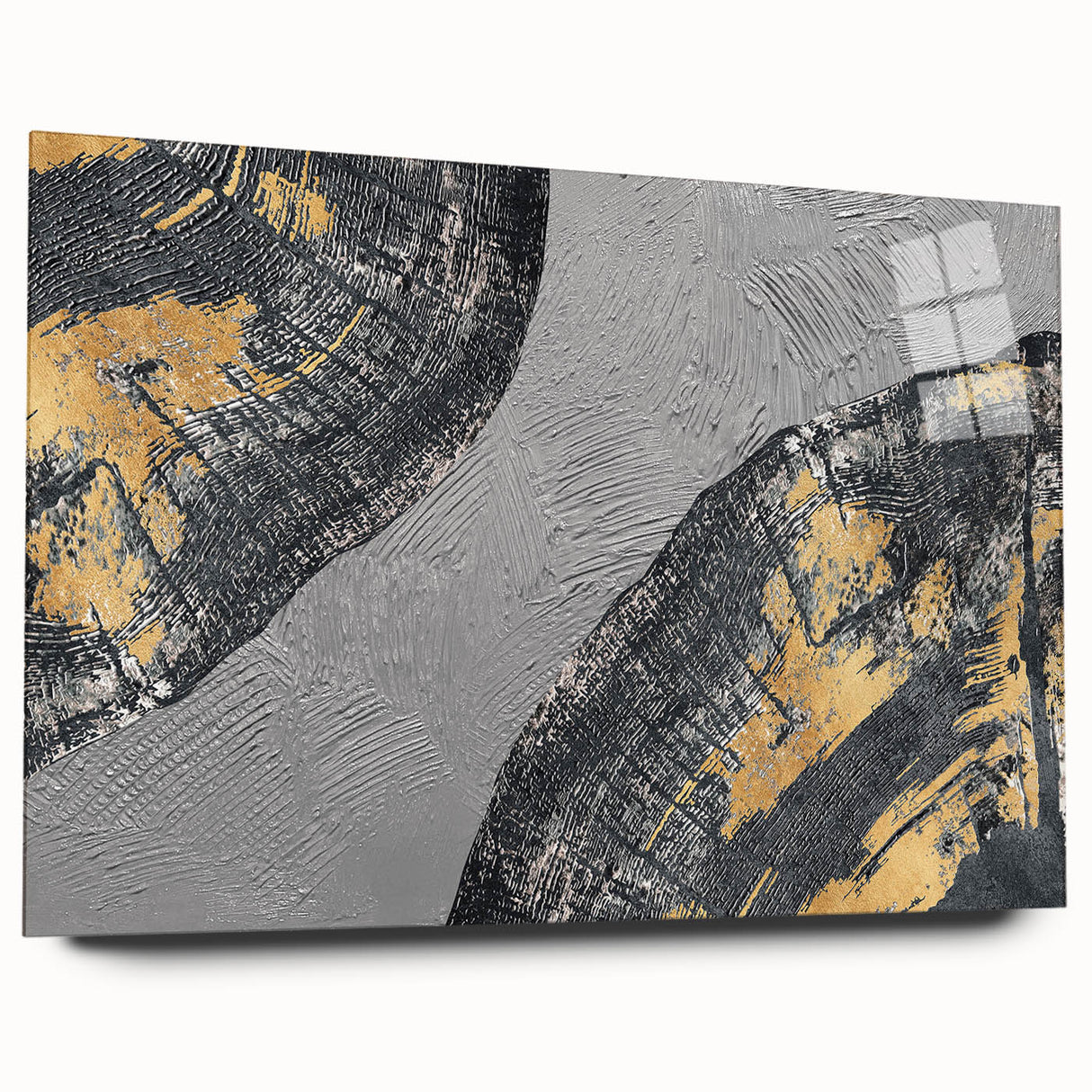 Abstract wall art canvas showcasing vibrant geometric patterns in bold colors, perfect for modern home decor and artistic expression.