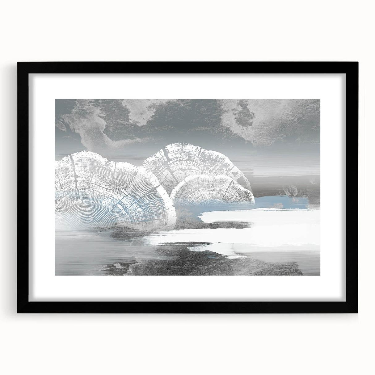 Abstract wall art canvas showcasing vibrant colors and geometric patterns, rolled and protected in a durable cardboard tube, perfect for modern decor enhancement.