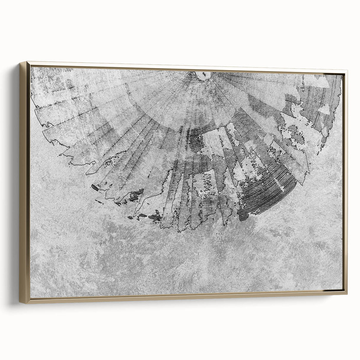 Vibrant abstract canvas art print showcasing a dynamic blend of colorful shapes and textures, perfect for modern home decor.
