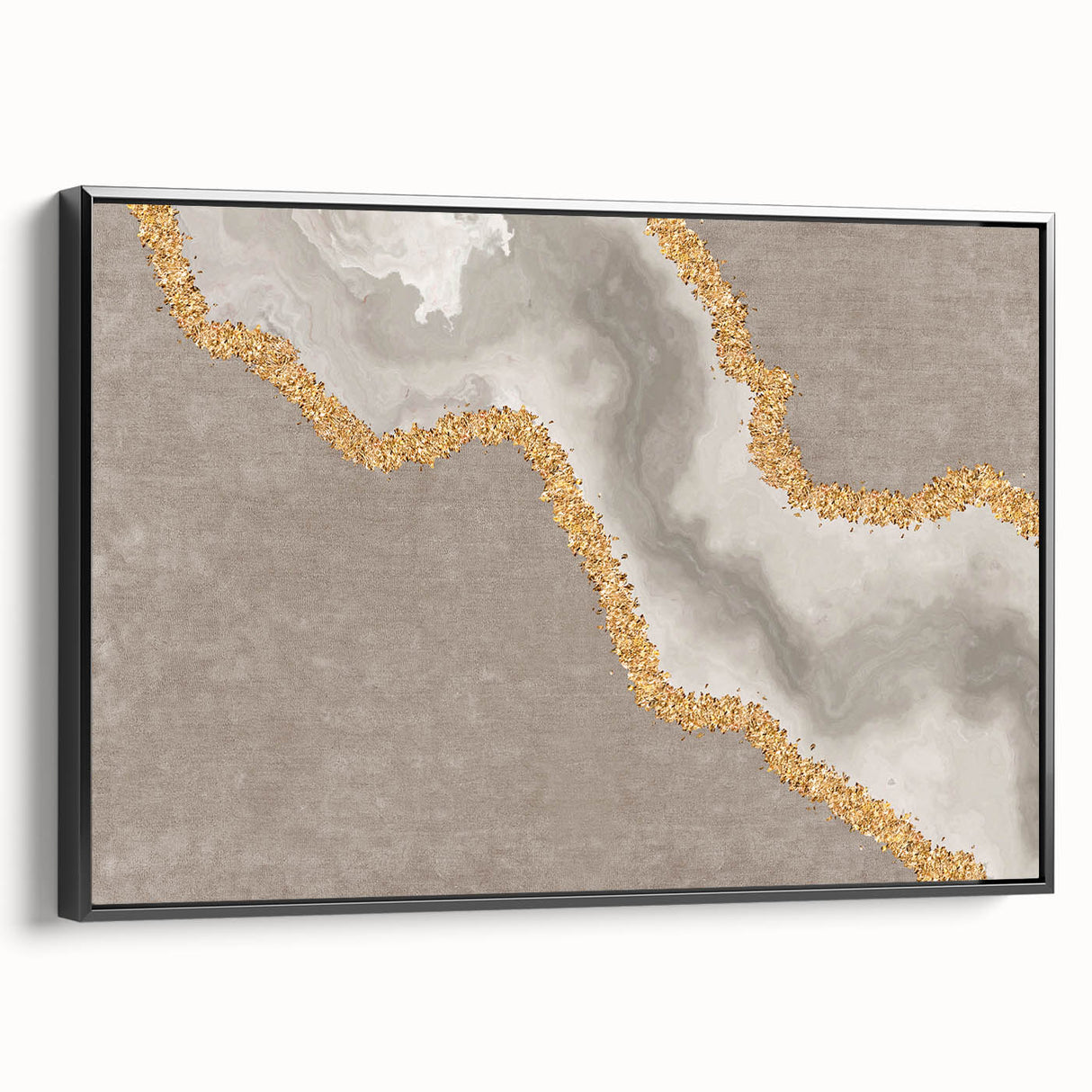 Abstract wall art canvas print showcasing vibrant colors and geometric shapes, perfect for modern home decor, displayed against a neutral background.