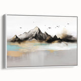 Vibrant abstract wall art canvas showcasing dynamic colors and swirling patterns, ideal for modern home decor or artistic spaces.