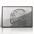 Colorful abstract canvas art print showcasing vivid swirls of blue, orange, and yellow, perfect for modern home decor or art enthusiasts.