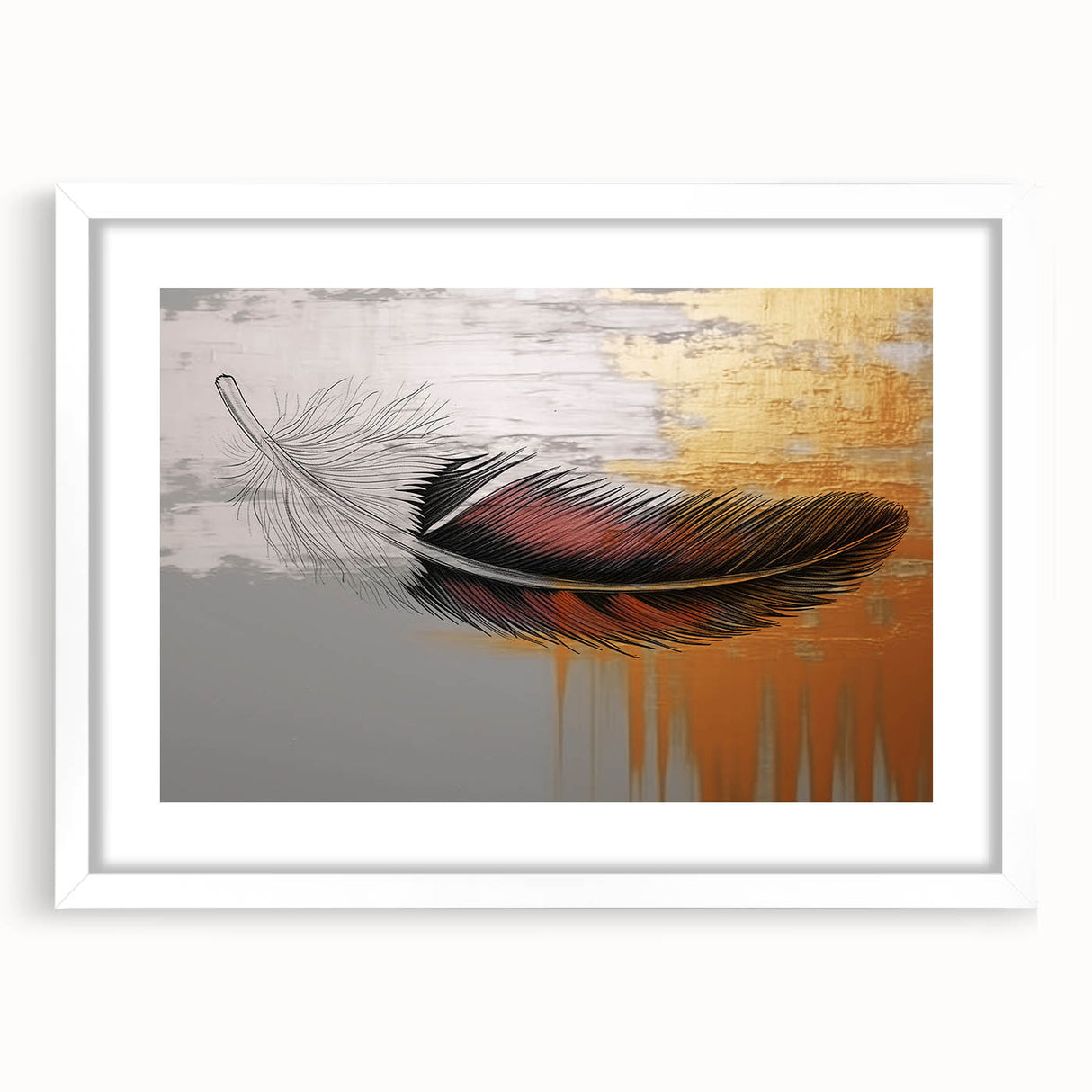 Vibrant abstract wall art canvas print showcasing bold colors and dynamic shapes, ideal for modern home decor or artistic spaces.