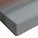 Colorful abstract canvas art showcasing vibrant brush strokes in blue, yellow, and red hues, perfect for modern home decor or art enthusiasts.