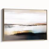 Abstract canvas artwork showcasing vibrant colors and dynamic shapes, ideal for modern home decor or creative spaces, emphasizing artistic expression.