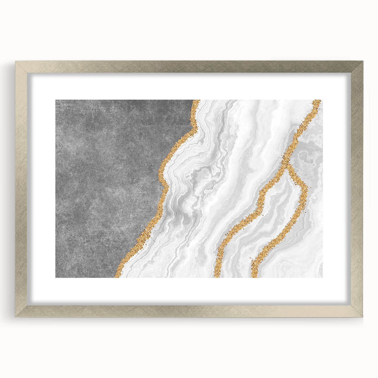Colorful abstract wall art featuring bold, swirling shapes in vibrant hues of blue, orange, and yellow, perfect for modern decor.