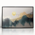 Abstract canvas artwork showcasing vibrant colors and intricate patterns, perfect for modern home decor. Displayed in a protective cardboard tube for safe shipping.