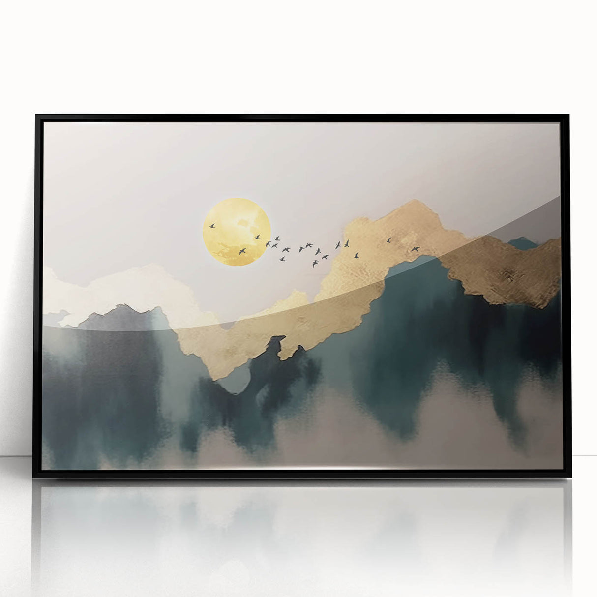 Abstract canvas artwork showcasing vibrant colors and intricate patterns, perfect for modern home decor. Displayed in a protective cardboard tube for safe shipping.