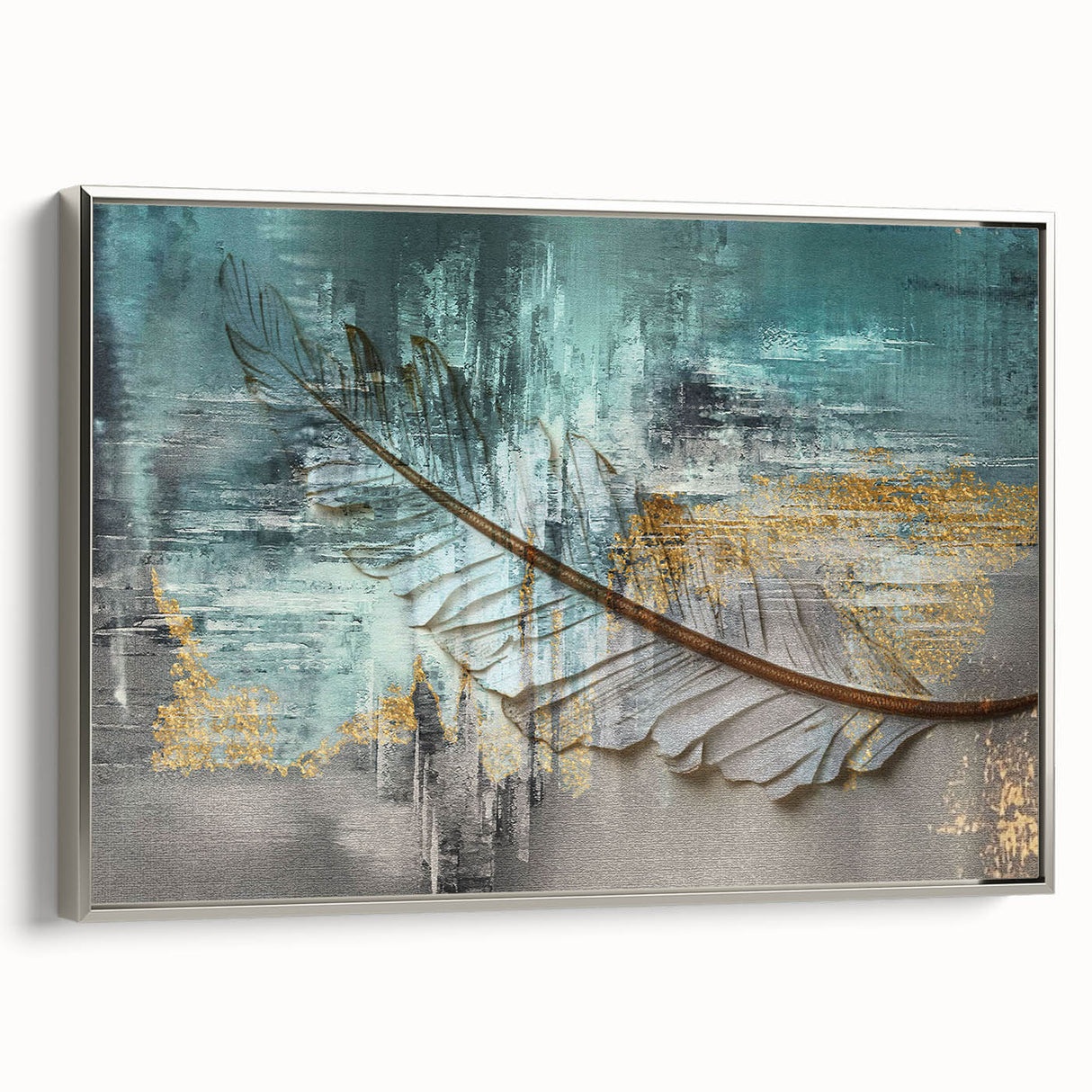Abstract wall art canvas print showcasing vibrant colors and geometric shapes in a modern design, perfect for contemporary home decor.