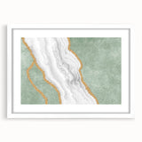 Abstract canvas artwork showcasing vibrant swirls of blue, orange, and yellow hues, ideal for modern home decor or office spaces.