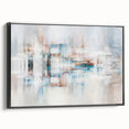 Abstract wall art canvas print showcasing vibrant colors and dynamic shapes, perfect for modern home decor or artistic spaces.